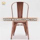 Wedding Party Hotel Banquet Chair In Copper Finish/Stackable Outdoor Side Chair